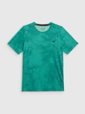 4F Koszulka treningowa regular szybkoschnąca męska - zielona L
