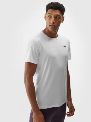 4F Koszulka treningowa szybkoschnąca męska - biała M
