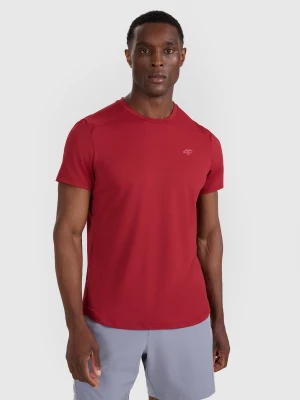 4F Koszulka treningowa szybkoschnąca męska - czerwona XL