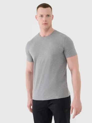 4F Koszulka treningowa szybkoschnąca męska - szara XL