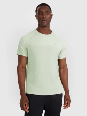 4F Koszulka treningowa szybkoschnąca męska - turkusowa XL