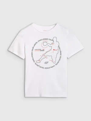 4F Koszulka w kolorze białym rozmiar: 122