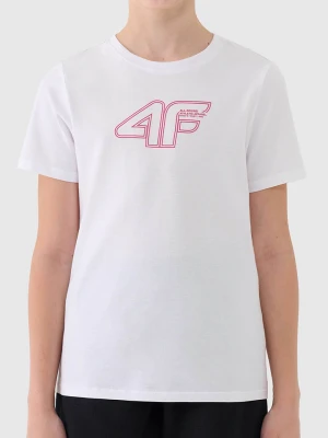 4F Koszulka w kolorze białym rozmiar: 164