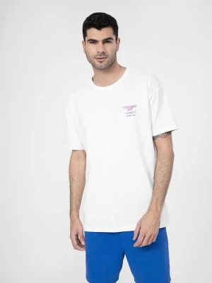 4F Koszulka w kolorze białym rozmiar: XXL