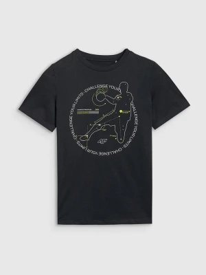 4F Koszulka w kolorze czarnym rozmiar: 146