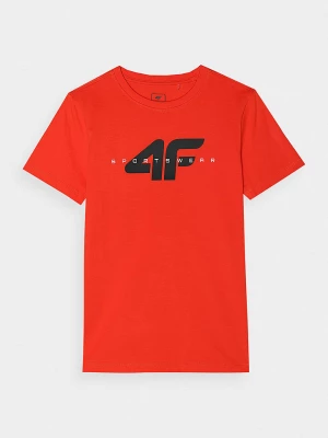 4F Koszulka w kolorze czerwonym rozmiar: 122