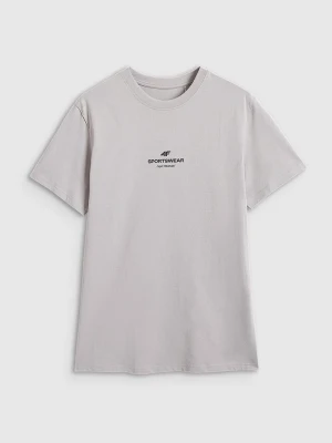 4F Koszulka w kolorze jasnoszarym rozmiar: M