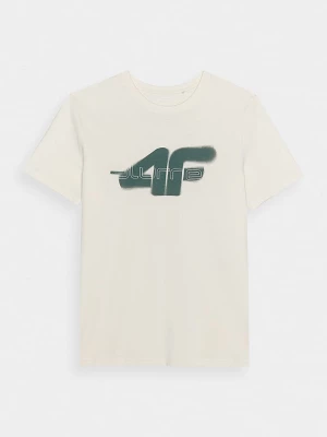 4F Koszulka w kolorze kremowym rozmiar: L