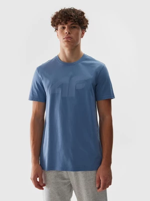 4F Koszulka w kolorze niebieskim rozmiar: S