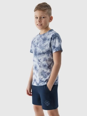 4F Koszulka w kolorze niebiesko-białym rozmiar: 158