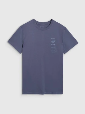 4F Koszulka w kolorze niebieskoszarym rozmiar: M