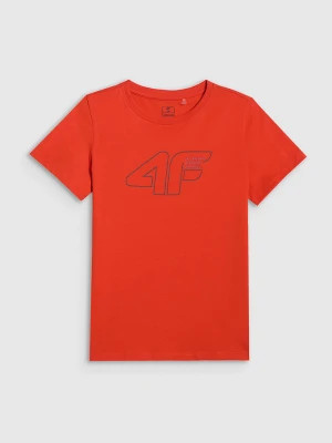 4F Koszulka w kolorze pomarańczowym rozmiar: 122
