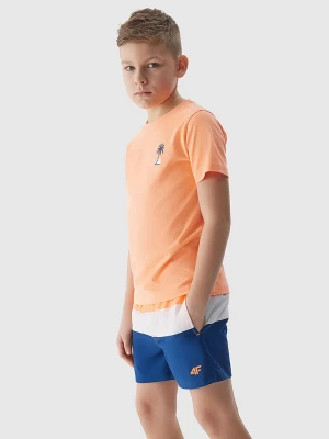 4F Koszulka w kolorze pomarańczowym rozmiar: 128