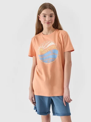 4F Koszulka w kolorze pomarańczowym rozmiar: 158