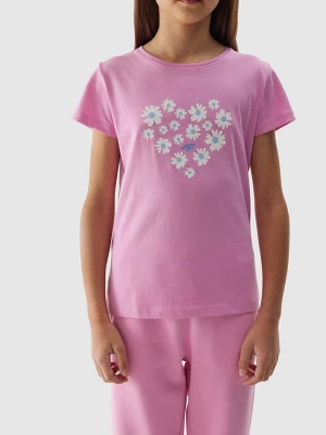 4F Koszulka w kolorze różowym rozmiar: 146