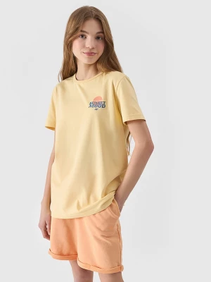 4F Koszulka w kolorze żółtym rozmiar: 134