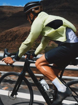 4F Kurtka kolarska męska - żółta S