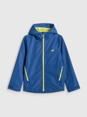 4F Kurtka membrana 5000 chłopięca - granatowa 152 (11-12 lat)