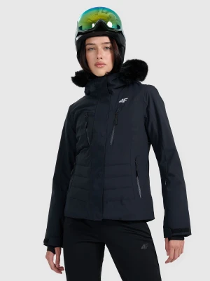 4F Kurtka narciarska membrana 10000 damska - czarna XS