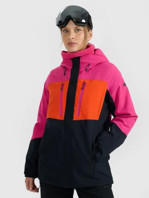 4F Kurtka narciarska membrana 10000 damska - różowa S