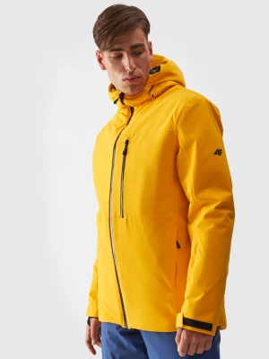 4F Kurtka narciarska membrana 15000 męska - żółta 3XL