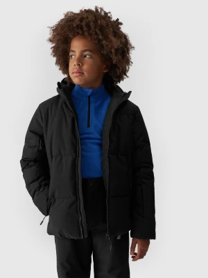 4F Kurtka narciarska membrana 5000 chłopięca - czarna 146 (10-11 lat)