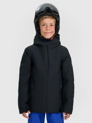 4F Kurtka narciarska membrana 5000 chłopięca - czarna 164 (13-14 lat)
