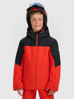4F Kurtka narciarska membrana 5000 chłopięca - czerwona 146 (10-11 lat)