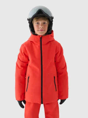 4F Kurtka narciarska membrana 5000 chłopięca - czerwona 146 (10-11 lat)