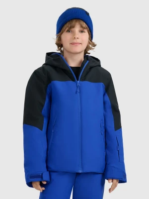 4F Kurtka narciarska membrana 5000 chłopięca - niebieska 122 (6-7 lat)