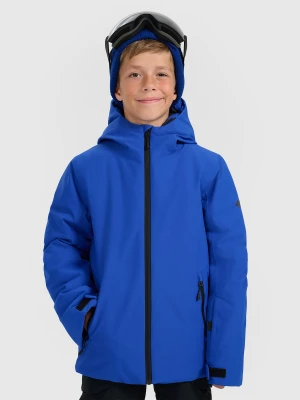 4F Kurtka narciarska membrana 5000 chłopięca - niebieska 140 (9-10 lat)