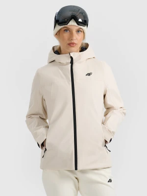 4F Kurtka narciarska membrana 5000 damska - beżowa XXL