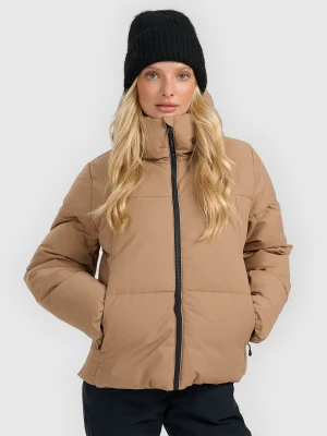 4F Kurtka narciarska membrana 5000 damska - brązowa S