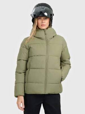 4F Kurtka narciarska membrana 5000 damska - khaki XXL