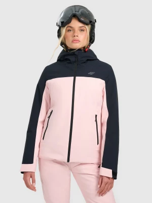 4F Kurtka narciarska membrana 5000 damska - różowa L