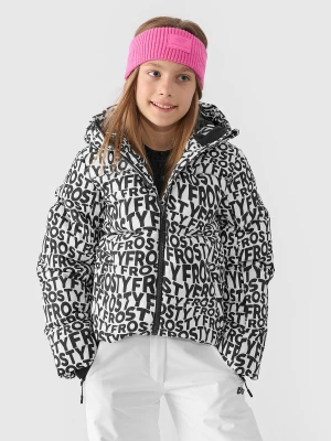 4F Kurtka narciarska membrana 5000 dziewczęca - multikolor 122 (6-7 lat)