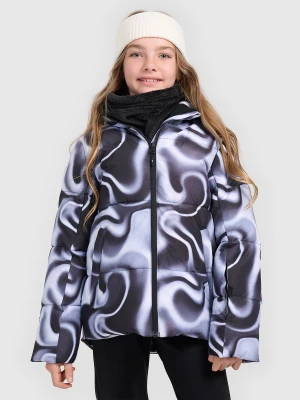 4F Kurtka narciarska membrana 5000 dziewczęca - multikolor 122 (6-7 lat)