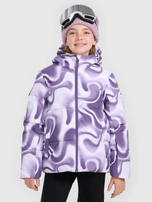 4F Kurtka narciarska membrana 5000 dziewczęca - multikolor 164 (13-14 lat)