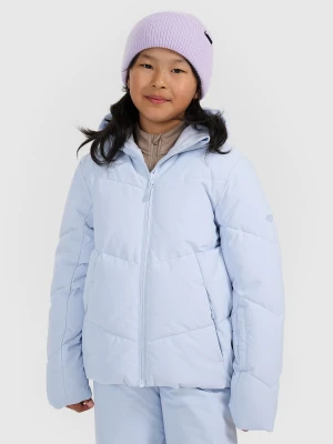 4F Kurtka narciarska membrana 5000 dziewczęca - niebieska 164 (13-14 lat)