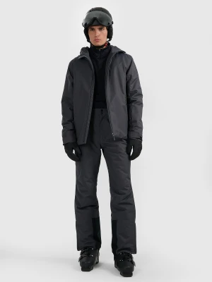 4F Kurtka narciarska membrana 5000 męska - szara 3XL