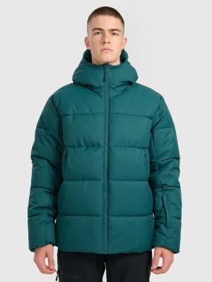 4F Kurtka narciarska membrana 5000 męska - zielona 3XL