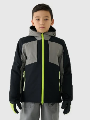 4F Kurtka narciarska membrana 8000 chłopięca - czarna 122 (6-7 lat)