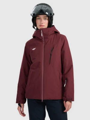4F Kurtka narciarska membrana 8000 damska - burgundowa XL
