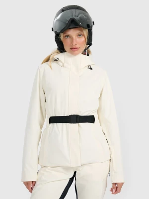 4F Kurtka narciarska membrana Dermizax 20000 damska - biała XXL