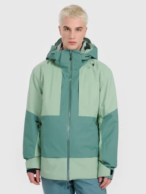 4F Kurtka narciarska membrana Dermizax 20000 męska - oliwkowa XXL