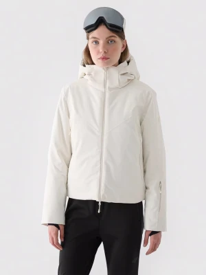 4F Kurtka narciarska w kolorze kremowym rozmiar: L