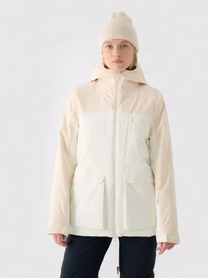 4F Kurtka narciarska w kolorze kremowym rozmiar: XL