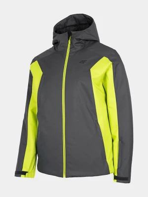 4F Kurtka narciarska w kolorze szaro-żółtym rozmiar: L