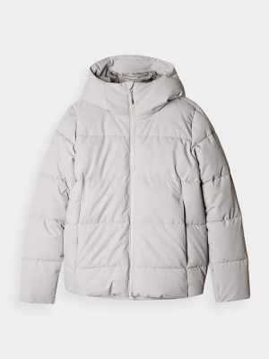 4F Kurtka pikowana w kolorze jasnoszarym rozmiar: M