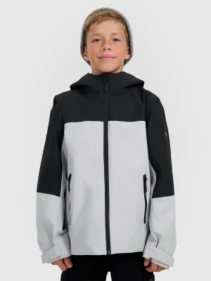 4F Kurtka przejściowa 3w1 membrana 5000 chłopięca - szara 146 (10-11 lat)